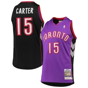 Eccezionale Incantevole Vince Carter Toronto Raptors 1999/2000 Hardwood Classics Authentic Jersey Purple