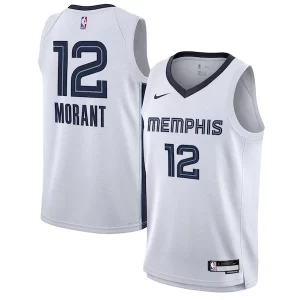 Eccezionale Magnifico Gorgeous Ja Morant Memphis Grizzlies Nike Youth Swingman Jersey Association Edition White
