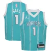 Eccezionale Meraviglioso Classico LaMelo Ball Charlotte Hornets Jordan Brand Toddler Swingman Player Jersey Icon Edition Teal