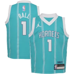 Eccezionale Meraviglioso Classico LaMelo Ball Charlotte Hornets Jordan Brand Toddler Swingman Player Jersey Icon Edition Teal