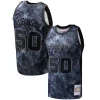 Eccezionale Meraviglioso Fascinante David Robinson San Antonio Spurs Hardwood Classics 1998/99 Tie Dye Swingman Jersey Black