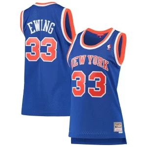 Eccezionale Patrick Ewing New York Knicks Women's 1991/92 Hardwood Classics Swingman Jersey Blue