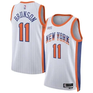 Eccezionale Pratico Robusto Jalen Brunson New York Knicks Nike Unisex 2024/25 Swingman Player Jersey City Edition White