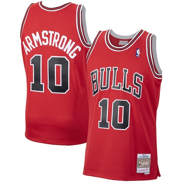 Eccezionale Splendido Duraturo B. J. Armstrong Chicago Bulls 2001/02 Hardwood Classics Swingman Jersey Red
