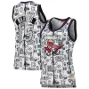 Eccezionale Trendy Carino Vince Carter Toronto Raptors Women's 1998 Doodle Swingman Jersey White