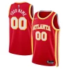 Elegante Atlanta Hawks Nike Unisex Swingman Custom Jersey Red Icon Edition