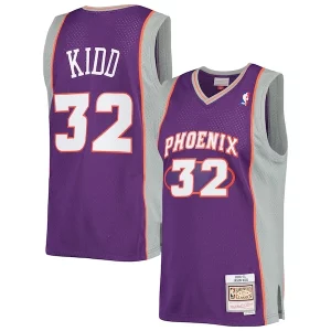 Elegante Attraente Sofisticato Jason Kidd Phoenix Suns Big & Tall Hardwood Classics 2000/01 Swingman Jersey Purple