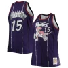 Elegante Attraente Sofisticato Vince Carter Toronto Raptors Big & Tall 1998/99 NBA 75th Anniversary Diamond Swingman Jersey Purple