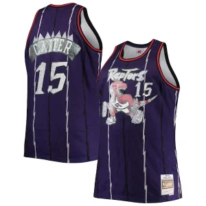 Elegante Attraente Sofisticato Vince Carter Toronto Raptors Big & Tall 1998/99 NBA 75th Anniversary Diamond Swingman Jersey Purple