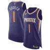 Elegante Bellissimo Devin Booker Phoenix Suns Nike Authentic Jersey Association Edition Purple