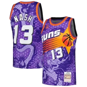 Elegante Eccezionale Classico Steve Nash Phoenix Suns 1996/97 Hardwood Classics Asian Heritage 6.0 Swingman Throwback Player Jersey Purple