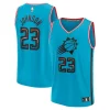 Elegante Fascinante Cameron Johnson Phoenix Suns Youth 2022/23 Fast Break Jersey City Edition Turquoise