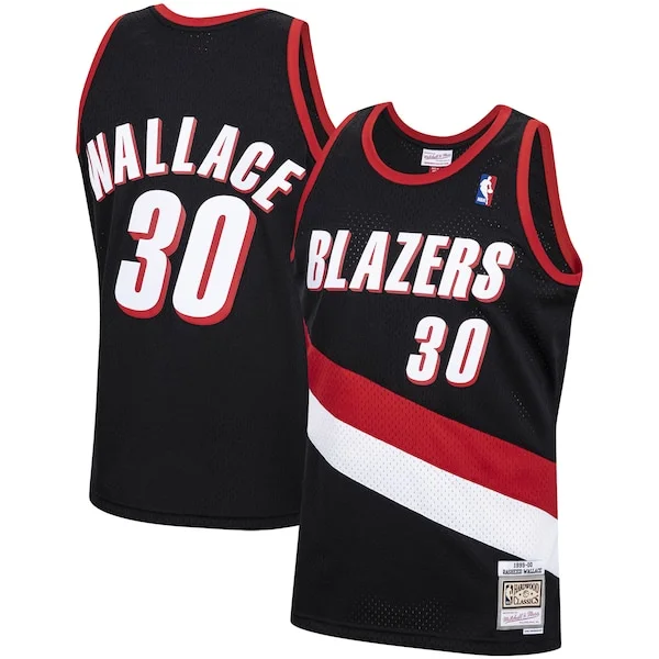 Elegante Fascinante Carino Rasheed Wallace Portland Trail Blazers 1999/00 Hardwood Classics Swingman Jersey Black
