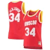 Elegante Incantevole Delizioso Hakeem Olajuwon Houston Rockets Women's 1993/94 Hardwood Classics Swingman Jersey Red/Navy