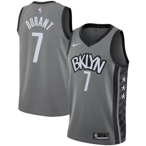 Elegante Kevin Durant Brooklyn Nets Nike 2019/2020 Swingman Jersey Statement Edition Gray