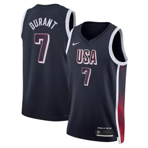 Elegante Kevin Durant USA #7 Nike 2024 Swingman Player Jersey Navy