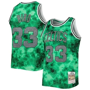 Elegante Larry Bird Boston Celtics 1985/86 Galaxy Swingman Jersey Kelly Green