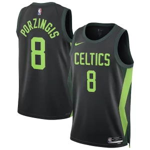 Carino Kristaps Porzingis Boston Celtics Nike Unisex 2024/25 Swingman Player Jersey City Edition Black