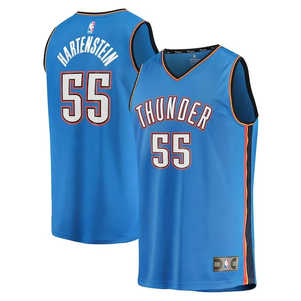 Attraente Classico Splendido Isaiah Hartenstein Oklahoma City Thunder Youth Fast Break Replica Player Jersey Icon Edition Blue