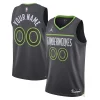 Elegante Ottimo Minnesota Timberwolves Jordan Brand Unisex 2022/23 Swingman Custom Jersey Statement Edition Black