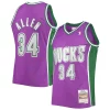 Elegante Ray Allen Milwaukee Bucks 2001/02 Hardwood Classics Swingman Jersey Purple