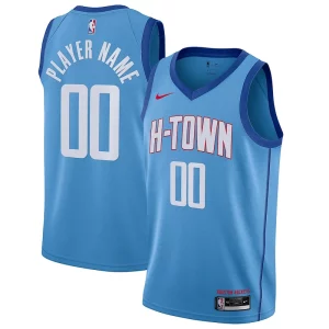 Elegante Resistente Houston Rockets Nike 2020/21 Swingman Custom Jersey Blue City Edition