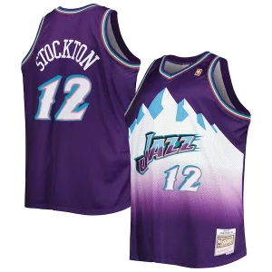 Elegante Sofisticato Pratico John Stockton Utah Jazz Big & Tall Hardwood Classics 1996/97 Swingman Jersey Purple