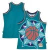 Elegante Sofisticato Utah Jazz Hardwood Classics Blown Out Fashion Jersey Turquoise
