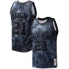 Elegante Tim Duncan San Antonio Spurs Hardwood Classics 1998/99 Tie Dye Swingman Jersey Black