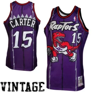 Elegante Vince Carter Toronto Raptors 1998/99 Throwback Authentic Jersey Purple