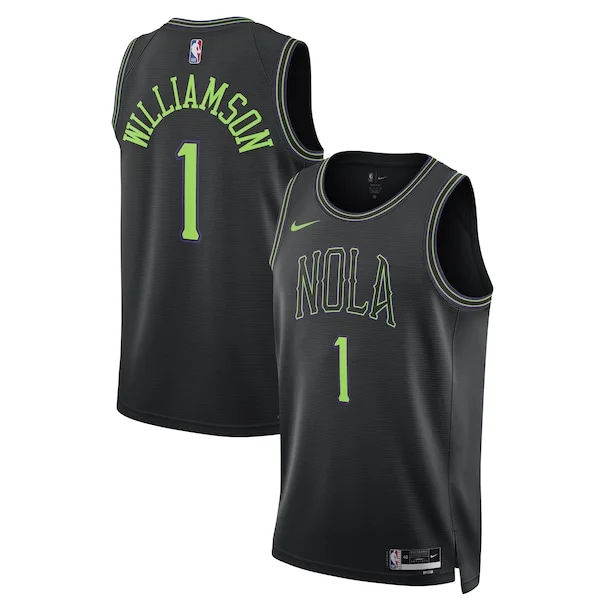 Elegante Zion Williamson New Orleans Pelicans Nike Unisex 2023/24 Swingman Jersey Black City Edition