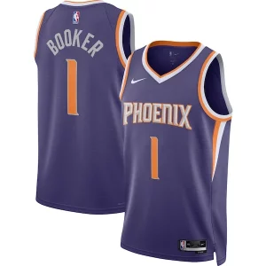 Fantastico Bellissimo Eccezionale Devin Booker Phoenix Suns Nike Unisex Swingman Jersey Icon Edition Purple/White