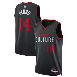 Fantastico Bellissimo Tyler Herro Miami Heat Nike Unisex 2023/24 Swingman Jersey Black City Edition