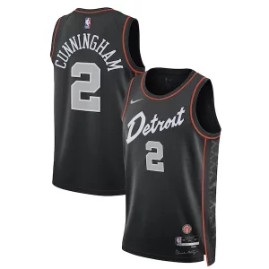 Fantastico Delizioso Cade Cunningham Detroit Pistons Nike Unisex 2023/24 Swingman Jersey Black City Edition
