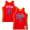 Fantastico Delizioso Pratico Allen Iverson Philadelphia 76ers 2004/05 Hardwood Classics Swingman Jersey Red
