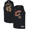 Fantastico Donovan Mitchell Cleveland Cavaliers Jordan Brand Youth Swingman Jersey Statement Black
