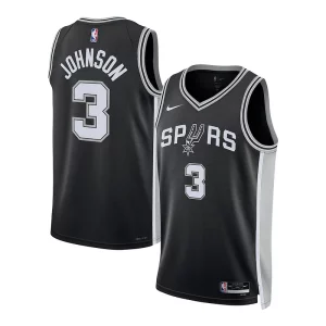 Stupendo Raffinato Prestigioso Keldon Johnson San Antonio Spurs Nike Unisex Swingman Jersey Association Edition Black