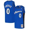 Fantastico Lussuoso Gilbert Arenas Washington Wizards 2004/05 Hardwood Classics Swingman Jersey Blue
