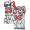 Fantastico Lussuoso Raffinato Patrick Ewing New York Knicks Women's 1991 Doodle Swingman Jersey White