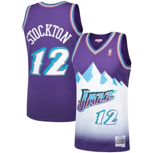 Fantastico Magnifico Moderno John Stockton Utah Jazz Hardwood Classics Swingman Jersey Purple