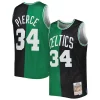 Fantastico Paul Pierce Boston Celtics Hardwood Classics 2007/08 Split Swingman Jersey Black/Kelly Green