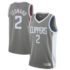 Fantastico Robusto Fascinante Kawhi Leonard LA Clippers Nike 2020/21 Swingman Player Jersey Gray Earned Edition