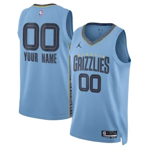 Fantastico Sofisticato Memphis Grizzlies Jordan Brand Unisex 2022/23 Swingman Custom Jersey Statement Edition Blue