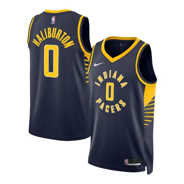 Fantastico Tyrese Haliburton Indiana Pacers Nike Unisex Swingman Jersey Association Edition Navy