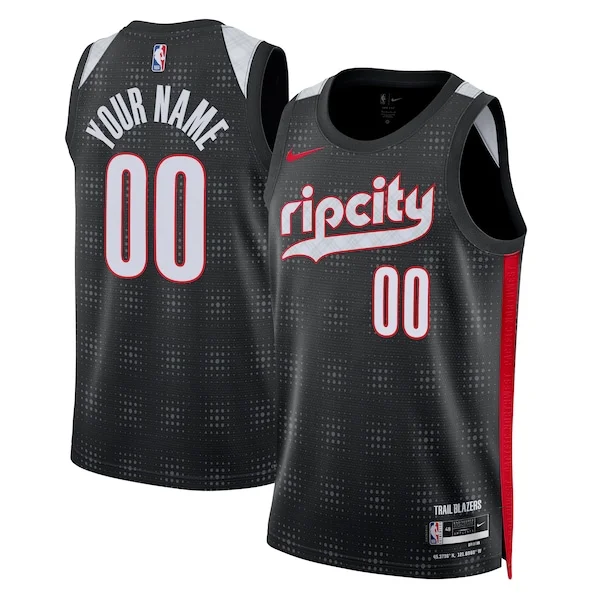 Fantastico Versatile Portland Trail Blazers Nike Unisex 2024/25 Custom Swingman Jersey City Edition Black