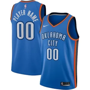 Fascinante Attraente Oklahoma City Thunder Nike Swingman Custom Jersey Blue Icon Edition