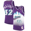 Fascinante Bellissimo Moderno Karl Malone Utah Jazz 1996/97 Hardwood Classics Swingman Jersey Purple