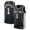 Fascinante Comodo Victor Wembanyama San Antonio Spurs Nike Youth Swingman Jersey Icon Edition Black