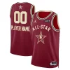 Classico Ottimo Jordan Brand Unisex 2024 NBA All Star Game Swingman Custom Jersey Crimson