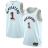 Fascinante Lussuoso Victor Wembanyama San Antonio Spurs Nike Unisex 2024/25 Swingman Player Jersey City Edition Light Blue